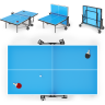 Теннисный стол UNIX LINE COMPACT INDOOR 18mm MDF (Blue) TT18CINDBL